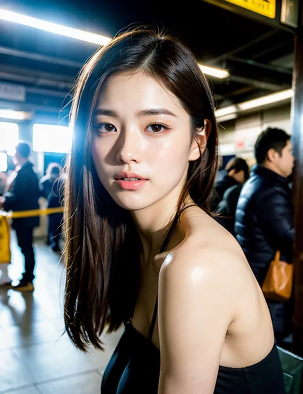地下鉄美女