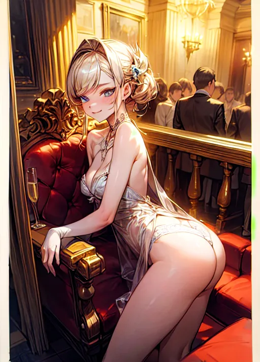 誘惑するキャバ嬢