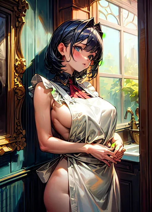 裸エプロン